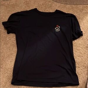 Black PS/Basics T-Shirt with Embroidered Logo